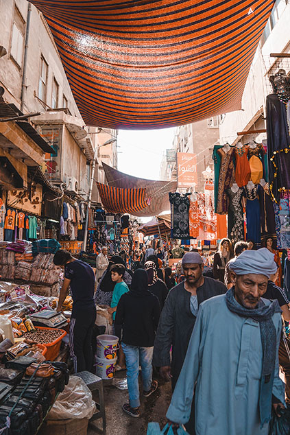 Egipto, calles de El Cairo